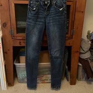 Dark skinny jeggings